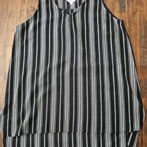 Northern Reflections Monochrome Striped Tank Top